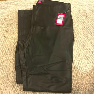 Vince Camino pleather pants size L black